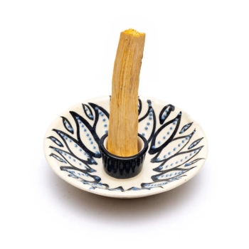 Ceramiczna podstawka do palenia Palo Santo - biała